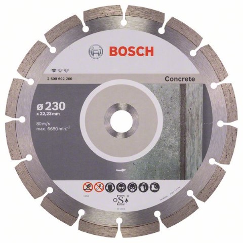 DIAMOND DISC CONCRETE PROFESSIONAL ECO: BPE230 MM 